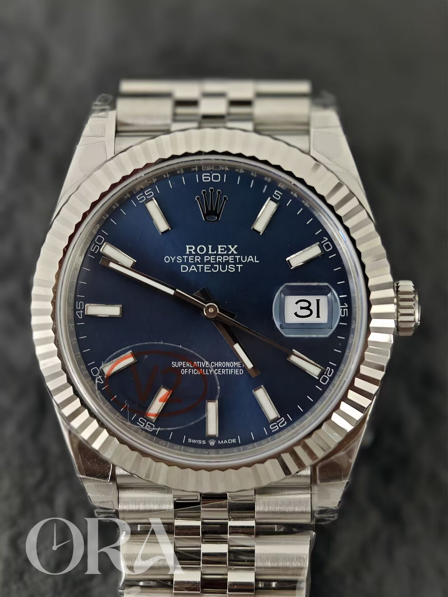 11-VSF ROLEX V2 41mm Jubilee Blue Dial Datejust