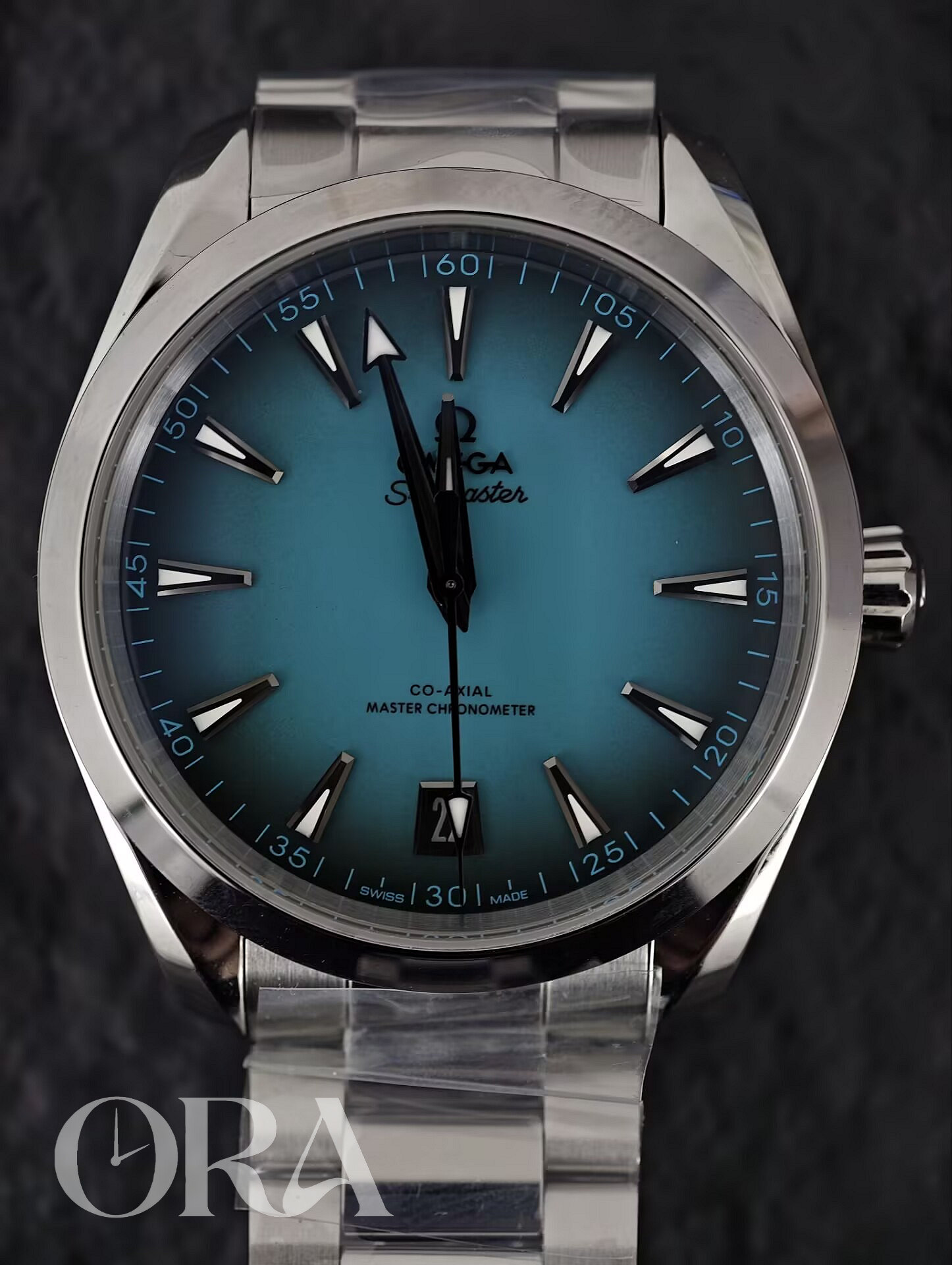 15-VSF Omega Seamaster Aqua Terra Blue Teak Concept